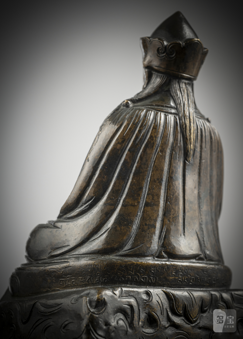 A BRONZE FIGURE OF PADMASAMBHAVA - 图5